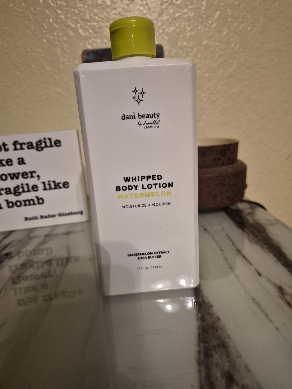 Whipped Body Lotion - Watermelon (White Bottle, Lime Cap)